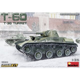 MiniArt 550035241 Maßstab: 1:35 T-60  m. T-30 Turm Interieur