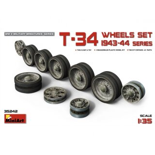 MiniArt 550035242 Maßstab: 1:35 Laufrollen-Set T-34 Serie 1943-44