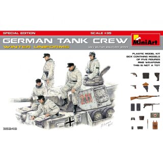 MiniArt 550035249 Maßstab: 1:35 Fig. Dt. Panzerbesatzung Winter (5) SE