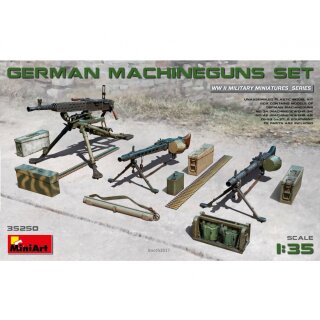 MiniArt 550035250 Maßstab: 1:35 Dt. Maschinengewehr-Set