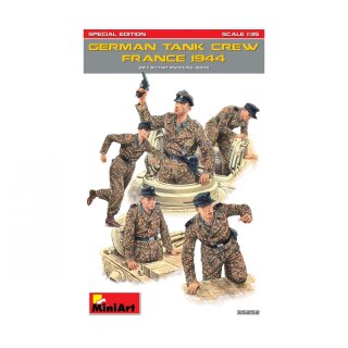 MiniArt 550035252 Maßstab: 1:35 Fig. Dt. Panzerbesatzung 1944 (5)  SE