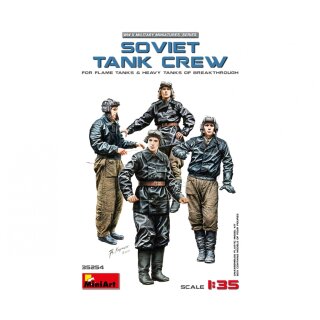 MiniArt 550035254 Maßstab: 1:35 Fig. Sov. Panzerbesatzung (4)