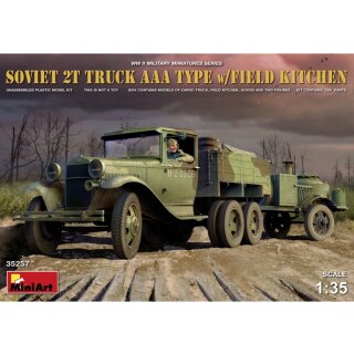 MiniArt 550035257 Maßstab: 1:35 Sov. 2 t. LKW AAA m. Feldküche (2)
