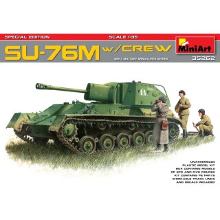 MiniArt 550035262 Maßstab: 1:35 SU-76M m. Besatzung (5)