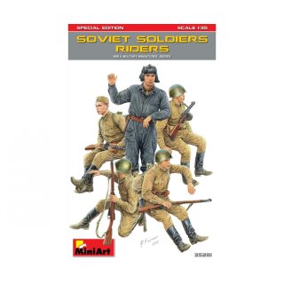 MiniArt 550035281 Maßstab: 1:35 Fig. Sov. Soldaten mitfahrend (5) SE