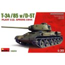 MiniArt 550035293 Maßstab: 1:35 T-34/85 w/D-5T...