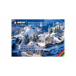 Noch 45996 TT Figuren-Adventskalender 25 Figuren + Zubehör