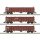 Trix T18288  offenes Güterwagen Set 3tlg. Ep.VI, VTG, Eanos  Spur N
