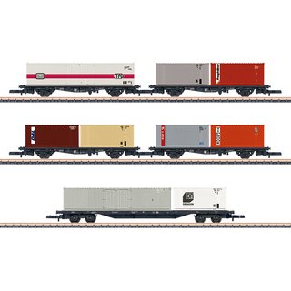 Märklin 82664  Wagenset Container-Transport, Ep. IV  Spur Z