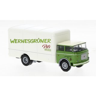 Brekina 71859 LIAZ 706 Koffer, 1970, Wernesgrüner Maßstab: 1:87