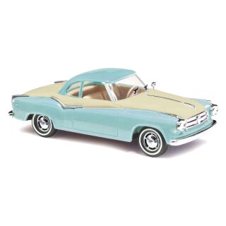 *Busch 43118 Borgward Isabella Coupé, Blau  Maßstab 1:87