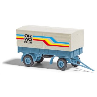 *Busch 53356 HL 80 Anhänger mit Plane, ORWO  Maßstab 1:87