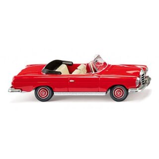 Wiking 015303 MB 280 SE Cabrio - rot Maßstab: 1:87
