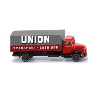Wiking 094906 Magirus Pritschen-LKW, Union Transport Maßstab: 1:160