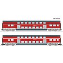 Roco 6280009 2-tlg. Set 2: Doppelstockwagen, DB AG, Ep.VI...