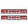 Roco 6280009 2-tlg. Set 2: Doppelstockwagen, DB AG, Ep.VI  Spur TT