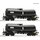 Roco 6680002 2-tlg. Set: Knickkesselwagen, GATX, Ep.VI  Spur TT