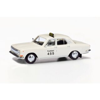 Herpa 097246 Wolga M24, Funktaxi 455 / Berlin  Maßstab 1:87