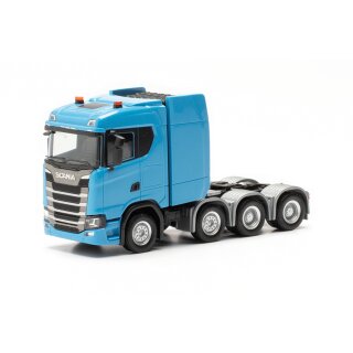 Herpa 315753-002 Scania CS 20 ND Schwerlastzugmaschine, hellblau  Maßstab 1:87
