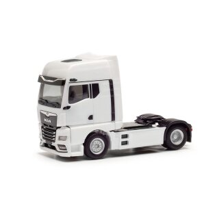 *Herpa 317108 MAN eTGX Zugmaschine, weiß  Maßstab 1:87