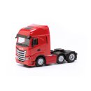 Herpa 317122 Iveco S-Way 6x2 Zugmaschine, rot...
