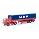 Herpa 87MBS026192 Scania LB 76 Planen-Sattelzug, M.B.N....
