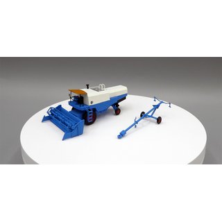 TT-Koch 10-21321 Mähdrescher E 512 Fortschritt, offene Kabine mit Wagen für Schneidwerk Maßstab: TT