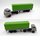 TT-Koch 10-21604 IFA W50 Sattelzug Pritsche/Plane, grau/grün Maßstab: TT