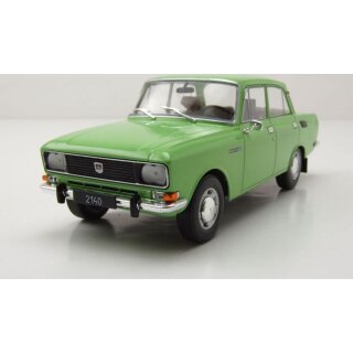 WhiteBox WB124203  Moskwitsch 2140, hellgrün, 1975  Maßstab: 1:24