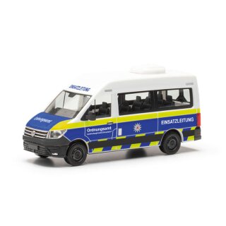 Herpa 097659 VW Crafter Bus HD, Ordnungsamt Düsseldorf ELW  Maßstab 1:87