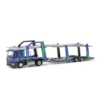 Herpa 315012 MB Actros Autotransporter-Hängerzug, Avtologistika (UKR)  Maßstab 1:87