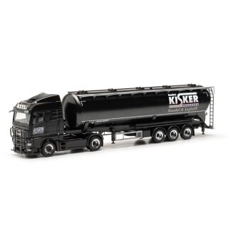 Herpa 317252 MAN TGX GM Silo-Sattelzug, Kisker  Maßstab  1:87