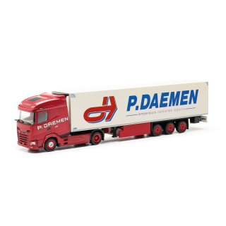 Herpa 317283 DAF XG Kühlkoffer-Sattelzug, P.Daemen (NL)  Maßstab 1:87