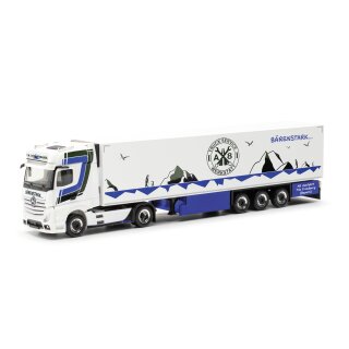 Herpa 317320 MB Actros´18 Giga Kühlkoffer-Sattelzug, Trio Trans  Maßstab 1:87