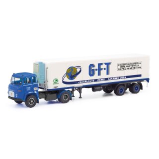 Herpa 87MBS026239 Scania Vabis LB 76 Kühlkoffer-Sattelzug, GFT Wetzlar  Maßstab 1:87