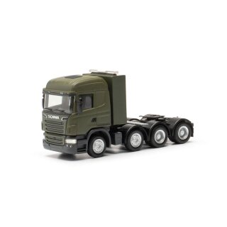 Herpa 747059 Scania R09 Highline Schwerlastzugmaschine 4-achs, Bundeswehr  Maßstab 1:87