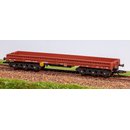 Schirmer 20263 Niederbordwagen 6achs, Samm braun DR,...