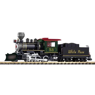 Piko 38260 Spur G Dampflok mit Tender Mini-Mogul WP&YR (inkl. Sound+Dampf)