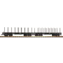 Piko 38785 Spur  G 2er Set Rungenwagen C&S