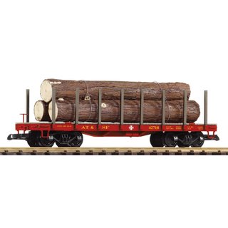 Piko 38786 Spur G Flachwagen mit Holzladung SF