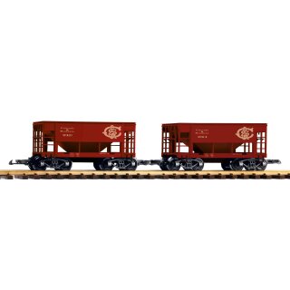 Piko 38952 Spur G 2er Set Schüttgutwagen C&S