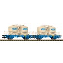 Piko 47682 Spur TT 2er Set Zementsilowagen DB AG, Ep. V