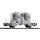 Piko 54699 Spur H0 Zementsilowagen Ucs, DR, Ep  IV mit Flicken