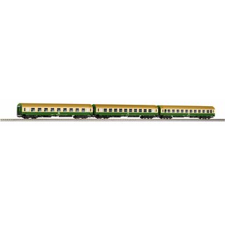 Piko 58278 Spur H0 3er Set Personenwagen 2 x 2. Klasse + 1 x 1. Klasse, DR, Ep. IV