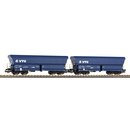 Piko 58282 Spur H0 2er Set Schüttgutwagen Falns VTG,...