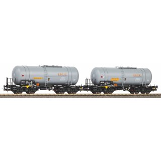 Piko 58283 Spur H0 2er Set Kesselwagen 406Rb, PCC, Ep. VI