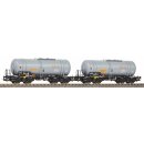 Piko 58283 Spur H0 2er Set Kesselwagen 406Rb, PCC, Ep. VI