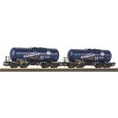 Piko 58284 Spur H0 2er Set Kesselwagen 406Ra, PKP, Ep. VI