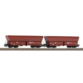 Piko 58291 Spur H0 2er Set Schüttgutwagen Falns, CD Cargo, Ep. VI