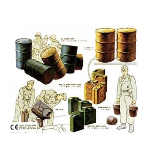 Tamiya 300035026 1:35 WWII Dior.-Set US/Dt.Kan